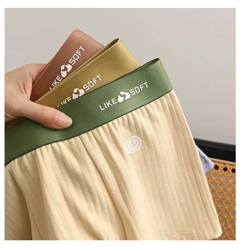 5 Pcs Mens Striped Funny Boxer Shorts Underwear Sexy Underpants Man Male Homme U Convex Shorts Lingerie Boxer Shorts Panties W250819