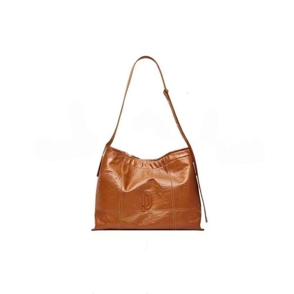 PECO City Hobo Soft Leather Cowhide Tote Fashion Crossbody Large Capacity Commuter Underarm Women's Bag