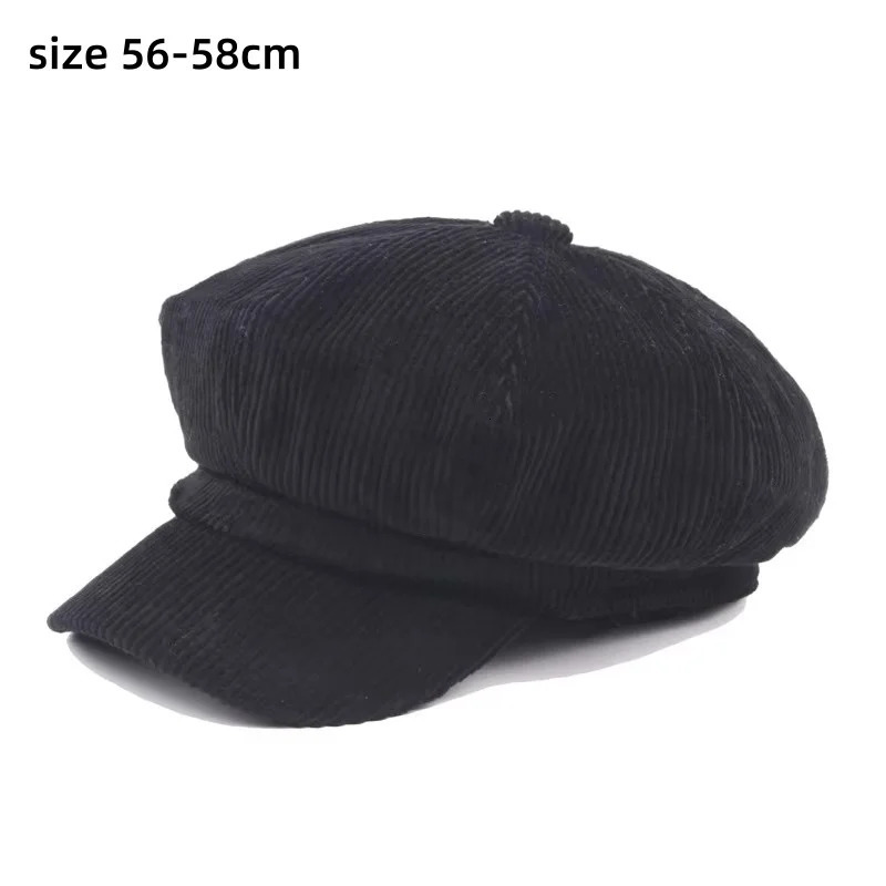 sboy Cap Beret Female Autumn Winter Hats For Women Octagonal Cap Painter Hat Vintage England 250819
