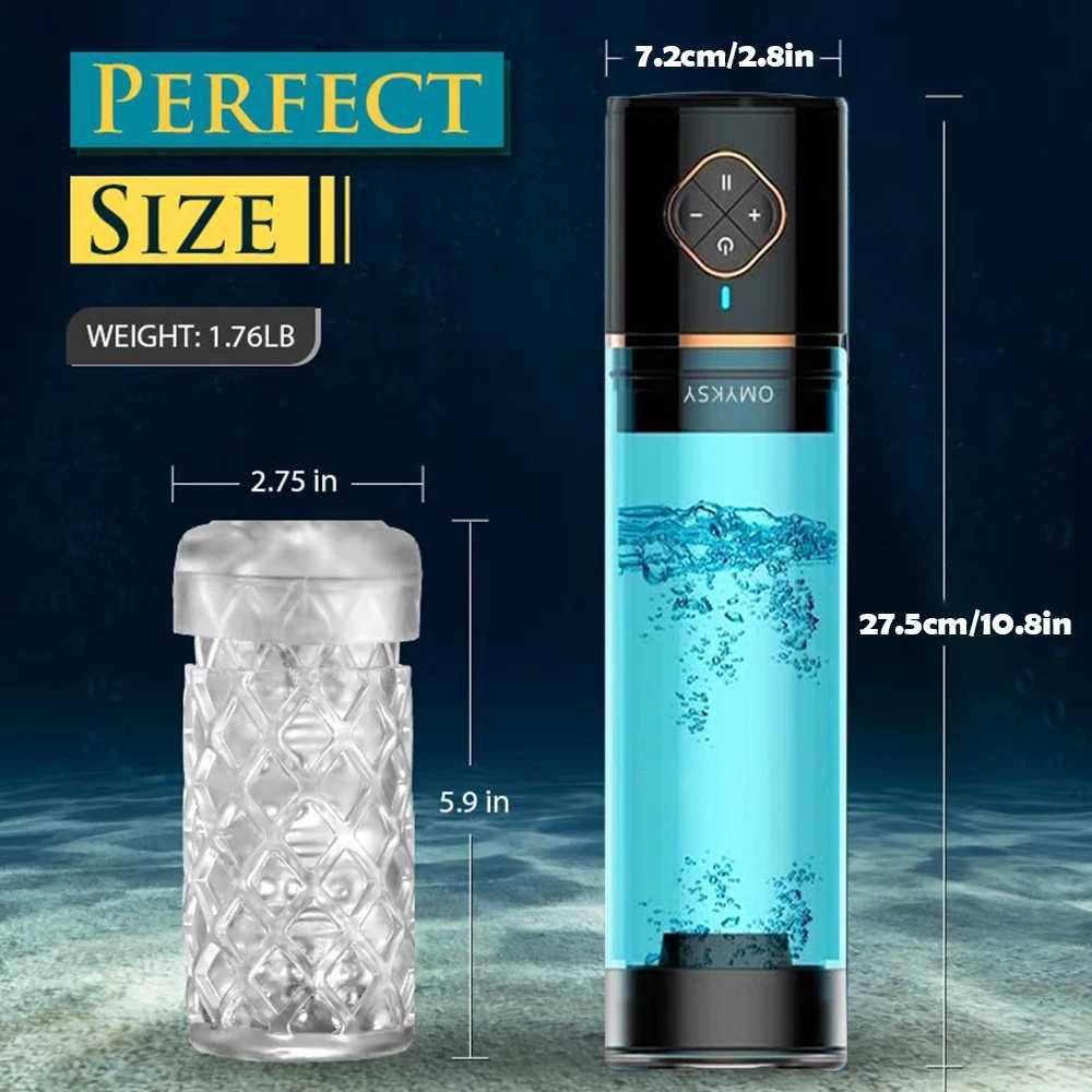 Electric Penis Pump for Enlargement Man Vacuum Pump Enlargement Extend Pump Enlargement Extend Endurance Trainer XJ250819