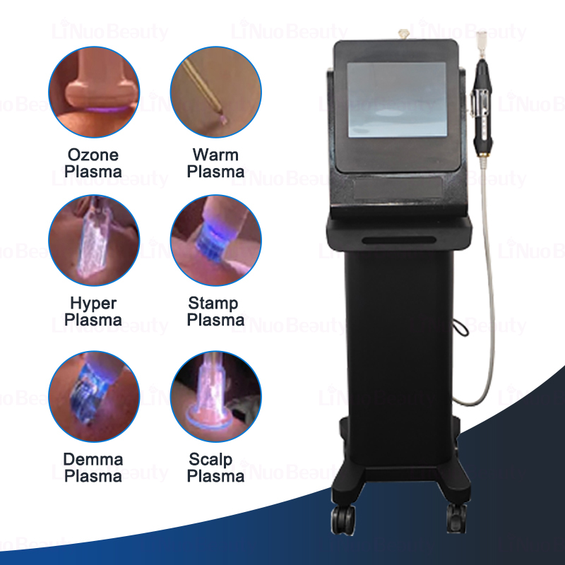 9 in 1 Cold Plasma Machine Ozone Shower Cold Plasma Device for Wrinkle Removal Acne Treatment Hair Regrowth Skin Rejuvenation