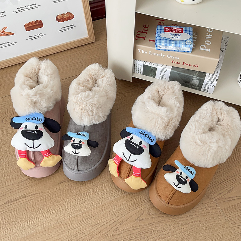 new Free delivery designer woman cotton boots Fashionable snow boots with fleece for slimming and comfortable warmth