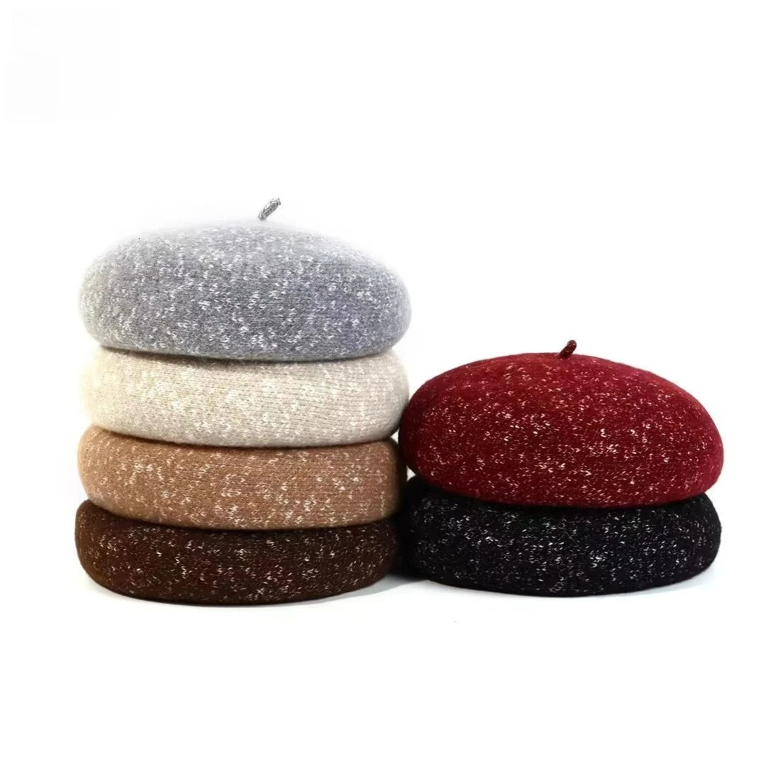 6 Colors Winter Beret Female Cap Autumn Winter Wool Hat For Women Top Quality Soft Warm Matched Fashion Boina Gift 250819