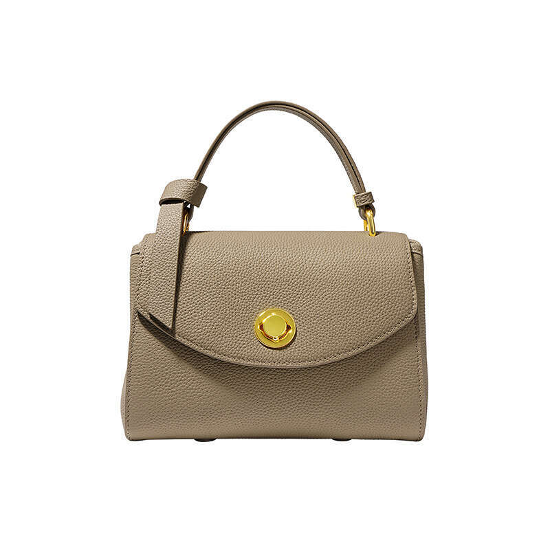 High Quality Texture Handbag New Top Layer Cowhide Elegant Casual Crossbody Niche French Genuine Leather Shoulder Bag