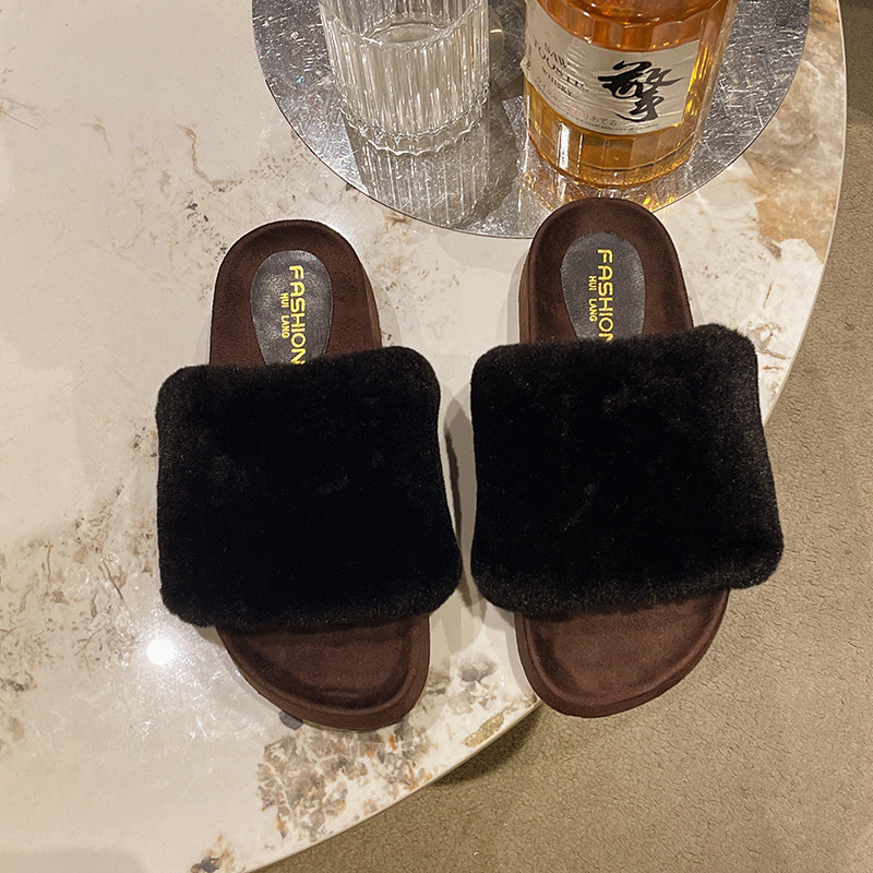 new Free delivery designer Women cotton mop Comfortable woolen slippers thickened for home and outdoor use cotton slippers