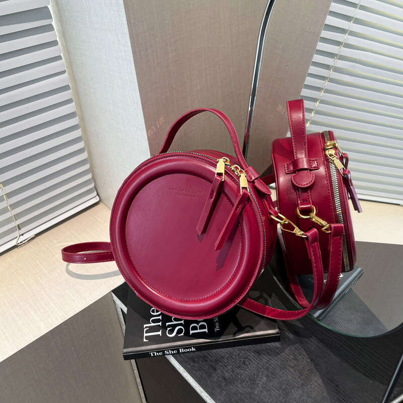 2025 Early Bags Spring Fashion Simple Designer Small Round Versatile Shoulder Crossbody Bag for Women