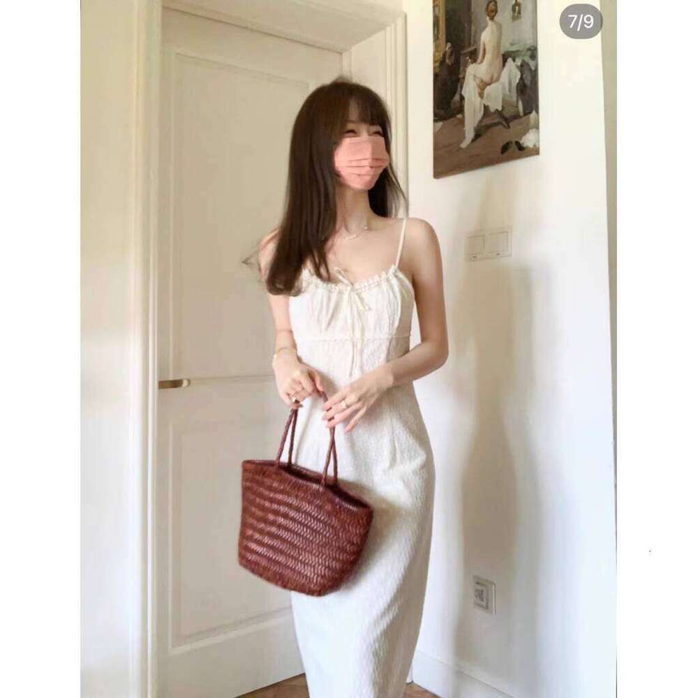 Designer Bag Tote Bag Shoulder Bag Australian Niche French Style Cowhide Handwoven Handbag Shoulder Basket Tote Bag