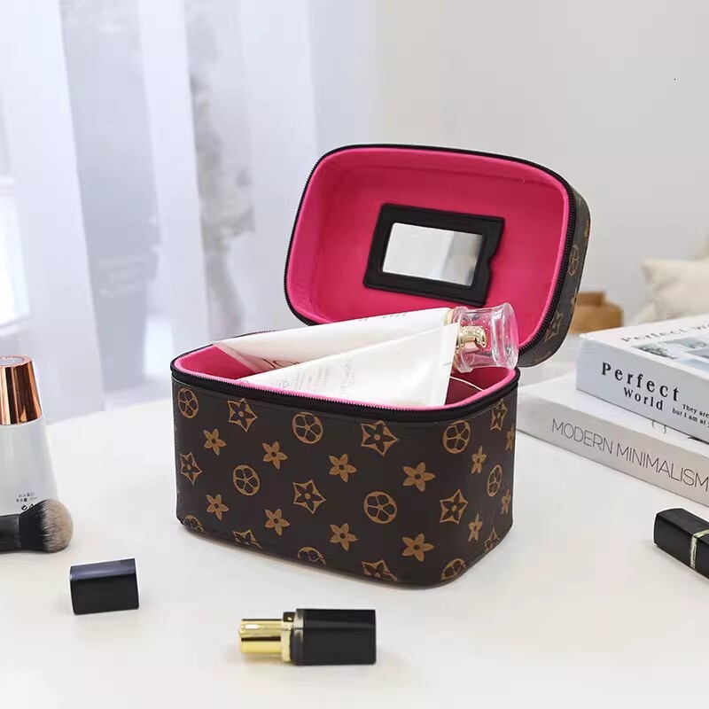 Bag Large Capacity High-Grade Portable Case Three-Piece Set Internet Celebrity Cosmetic design Storage Box