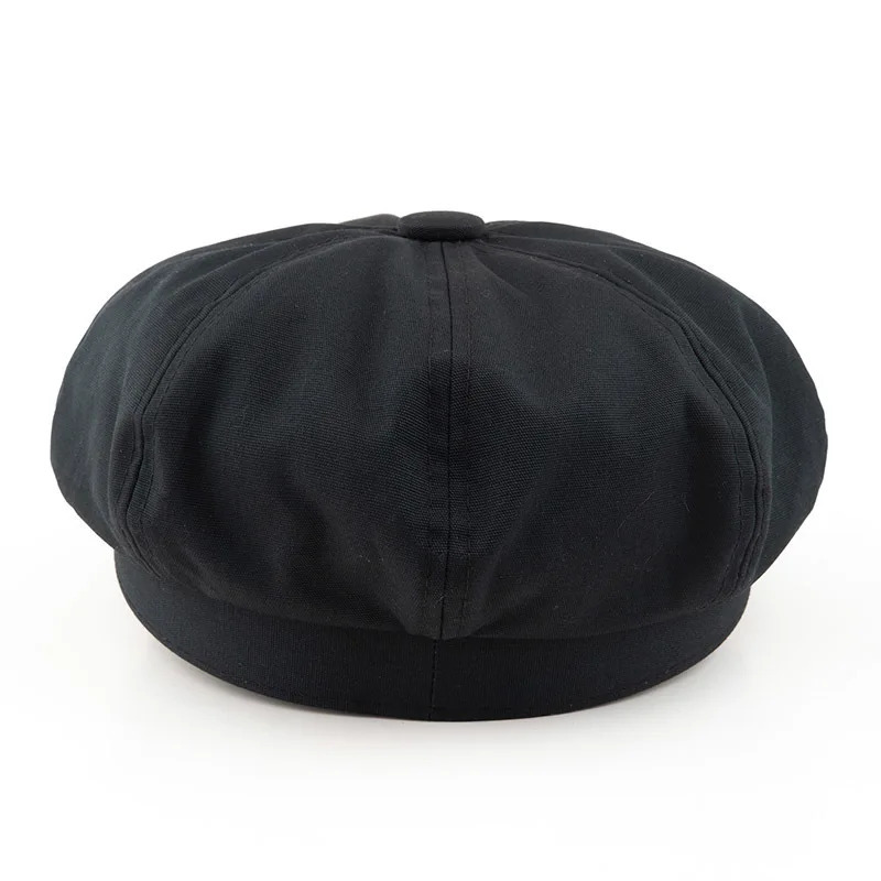 Canvas sboy Cap Lady Summer Sun Caps Women Fashion Painter Hat Winter Wool Felt Beret Men Women Small Big Size Octagonal Hats 250814