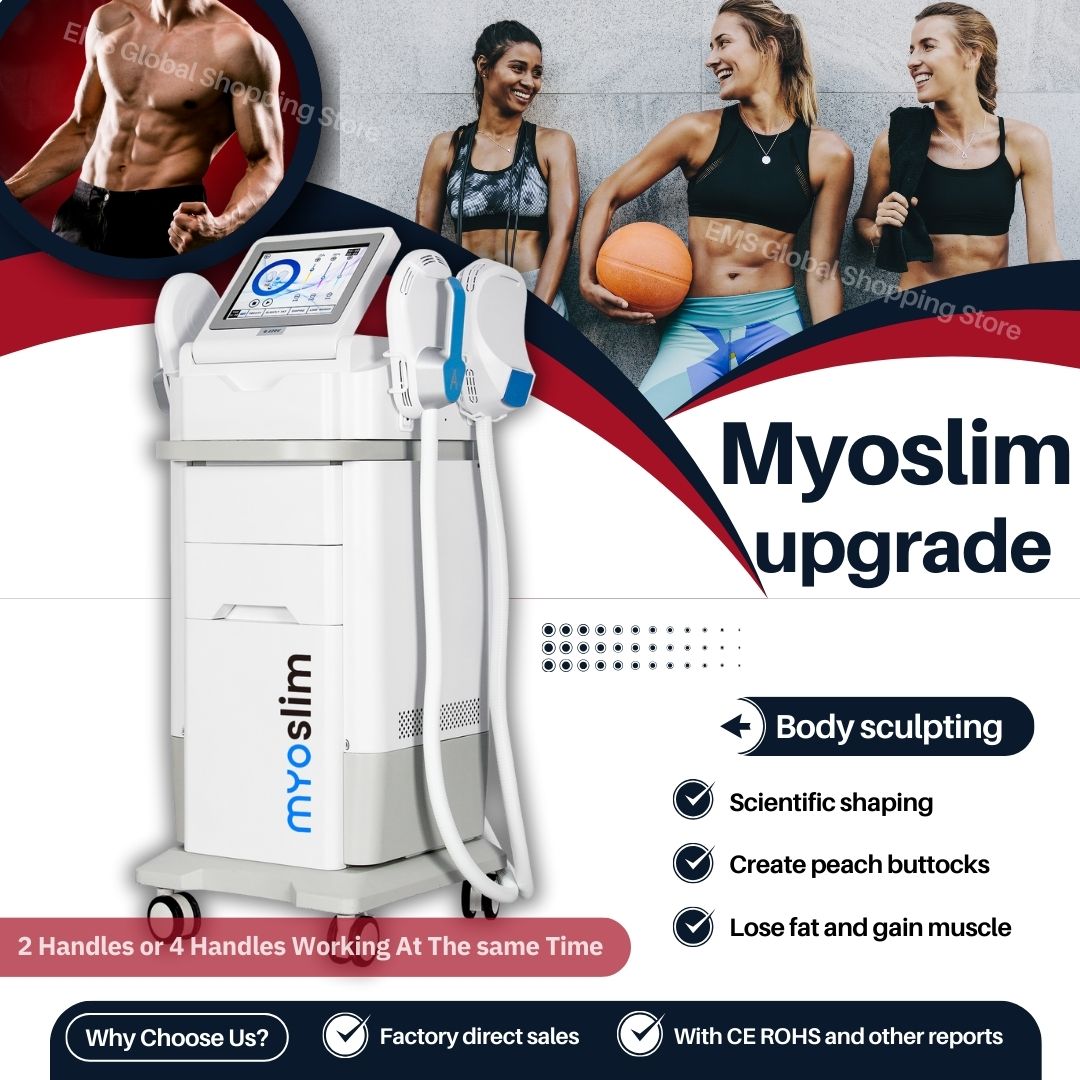 Myoslim Body Contouring Machine EMS RF Slimming Equipment For Weight Loss Burn Fat And Build Muscle Improve Body Shape Spa Solutions