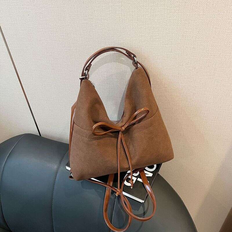Trendy Multi back Bags 2024 New Bow Backpack Commuter Large Capacity Single Shoulder Tote Bag