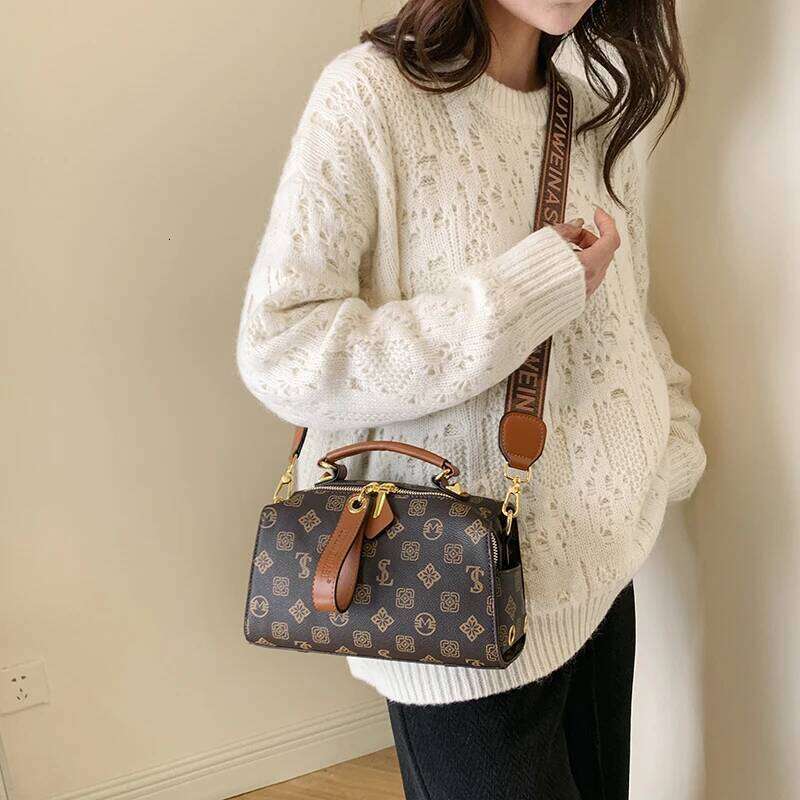 Designer Luxury Premium Quality Ladies Messenger Bag Leather Crossbody Shoulder Handbag Brand Women Tote Purse Stylish