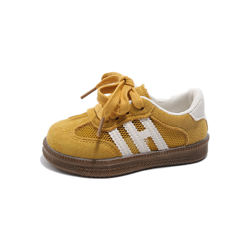 Children's Moral Training Shoes 2025 Summer Korean Version New Style Girls' Breathable Mesh Sports Shoes Boys' Soft-soled