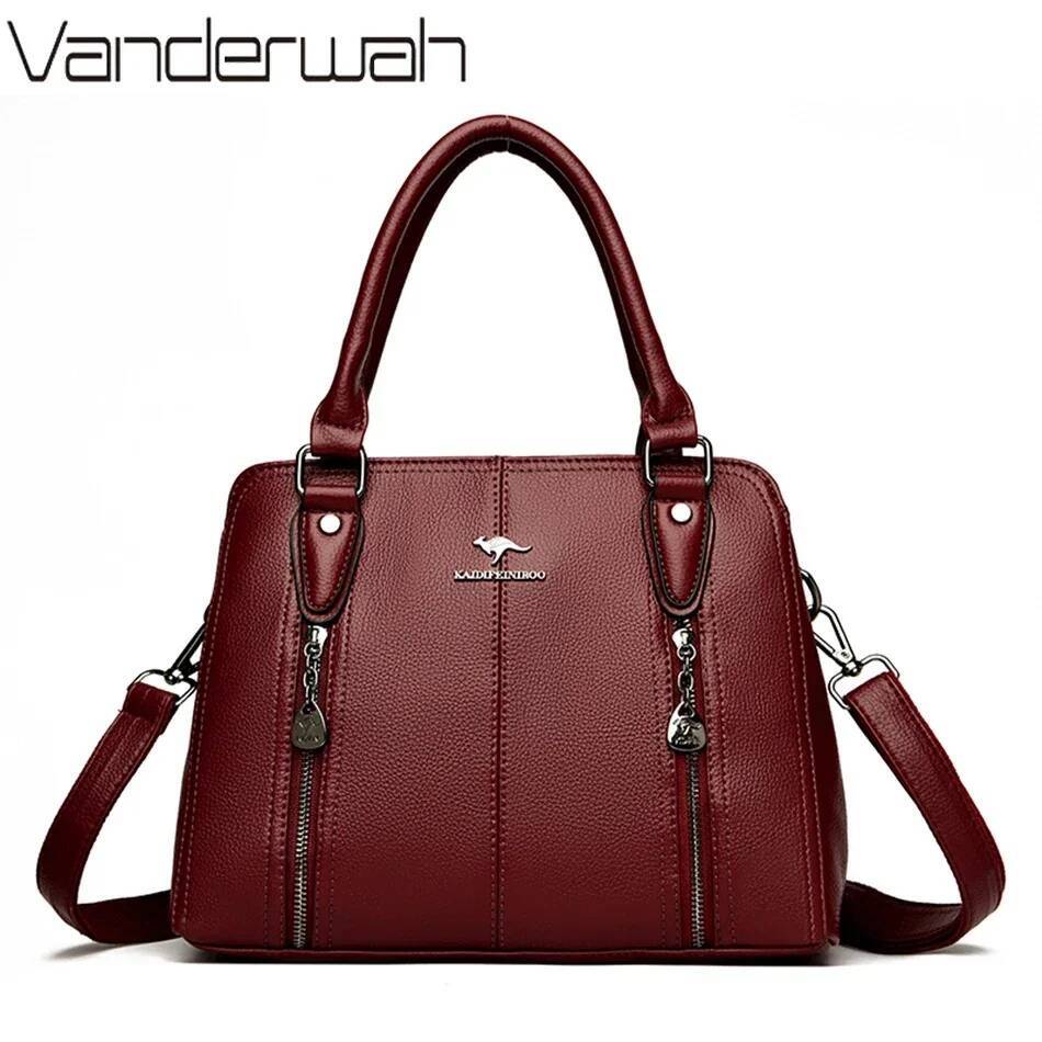 Genuine Brand Handbags Designer Casual Tote Bag High Quality Leather Shoulder Crossbody Bags For Women 2024 New