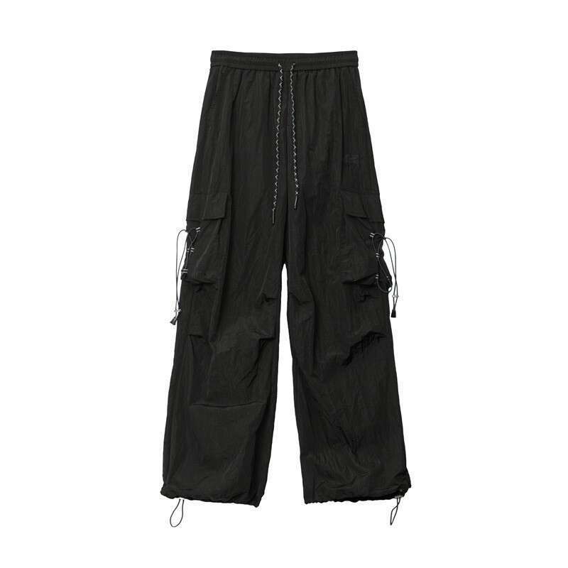 Workwear Set Trendy Brand Spring And Autumn Design Hooded Top Loose Straight Casual Pants B5