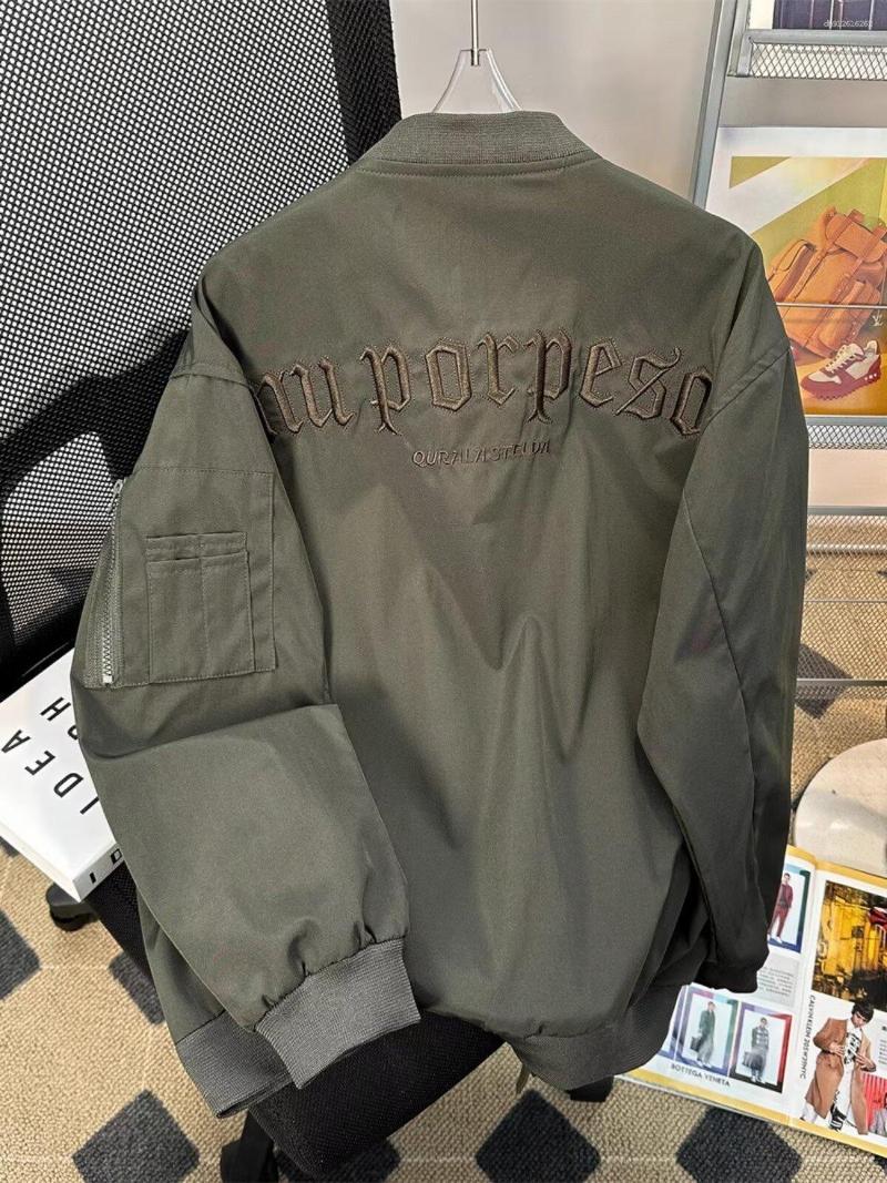 Men's Jackets American-style Vibe Embroidered Baseball Suit Spring And Autumn Fashion Brand High Street Jacket Loose Couple Bomber For Men