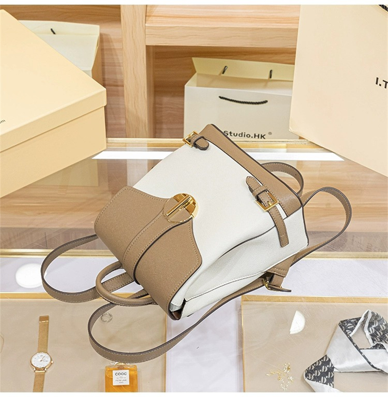 LORDLY KNACK designer bag light luxury genuine leather Backpack bag versatile high-quality vintage fashion casual backpack for woman