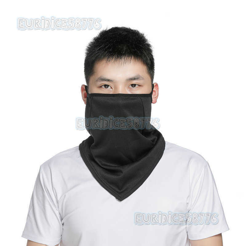 Summer Ice Silk Scarf Riding Mask Neck Cover Mens and Womens Towel Bicycle Triangle Towel Outdoor Sports H250819