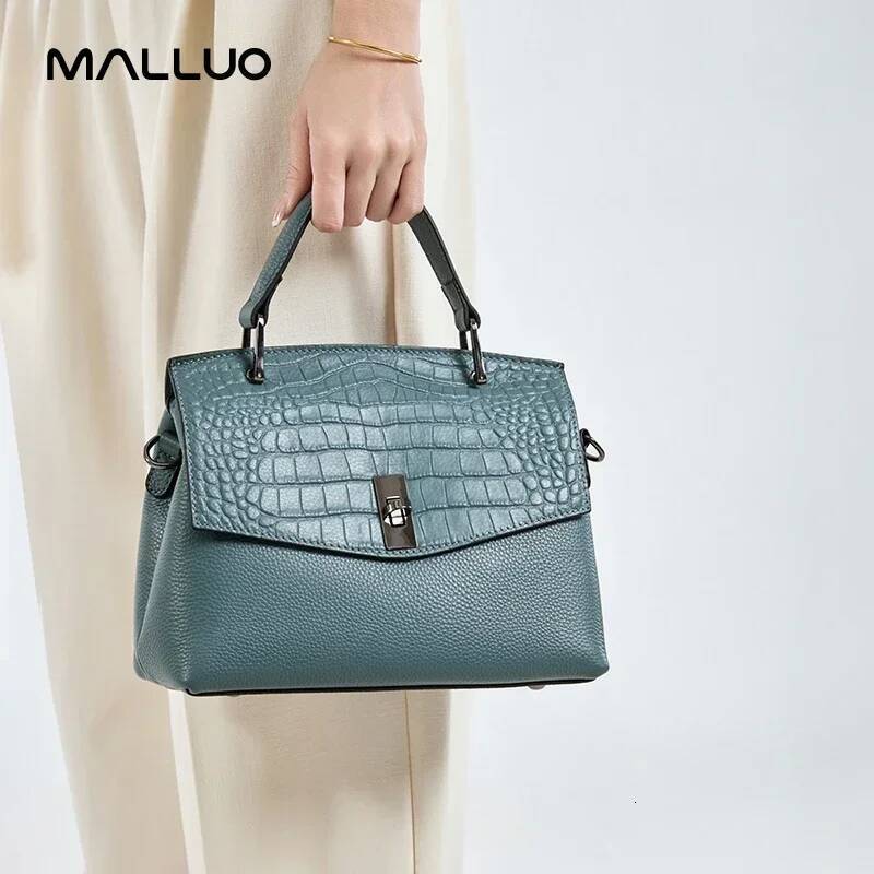 Women Natural Cow Genuine Leather Handbag Ladies Cowhide Vintage Tote Bag Female Crossbody Fashion Shoulder Satchel Bags