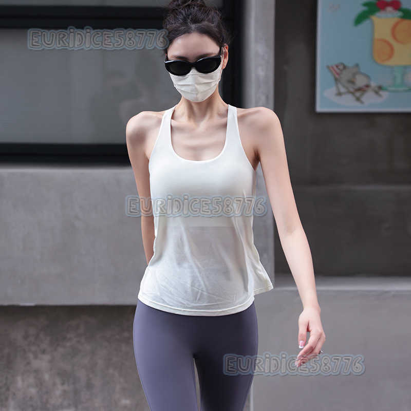 Sports Vest Women Running Training Fitness Top Cross Back Yoga Wear Sleeveless T-shirt H250819