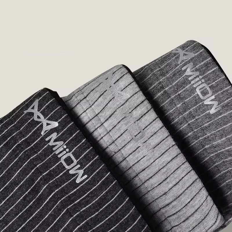 4Pcs Cotton Mens Boxer Underwear Graphene Antibacterial Mens Trunks Breathable Striped Mens Underpants Boxers Male Underwear W250819