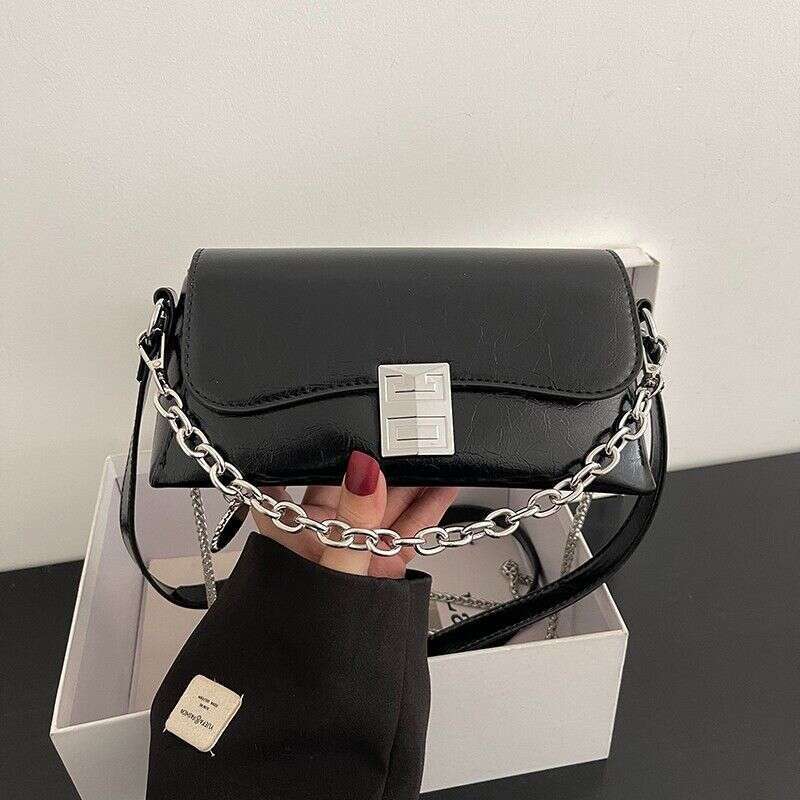 2025 French Chain Baguette - Minimalist Underarm Purse For Women, Premium Crossbody Clutch & Summer Shoulder Tote