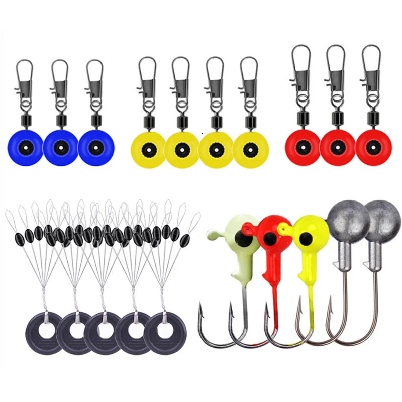 257Pcs/Set Fishing Accessories Kit Set With Hooks Snap Sinker Weight For Carp Bait Lure Ice Winter Accessoires Tackles Box 250818