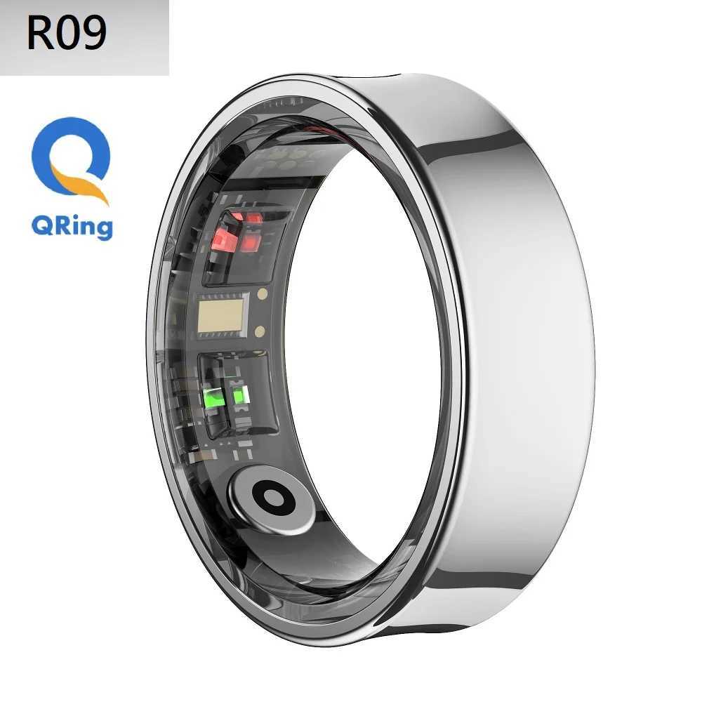 09 Rings Womens Men Couple Health Monitor Steps Qring APP Smart Ring Electronics Devices Waterproof Remote Control Android iOS W250819
