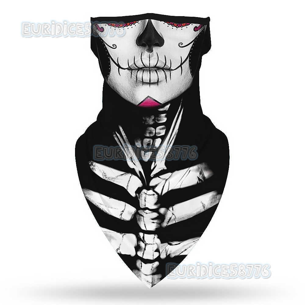 Hanging Ear Triangle Headscarf Unisex Clown Style Dustproof Sunproof H250819