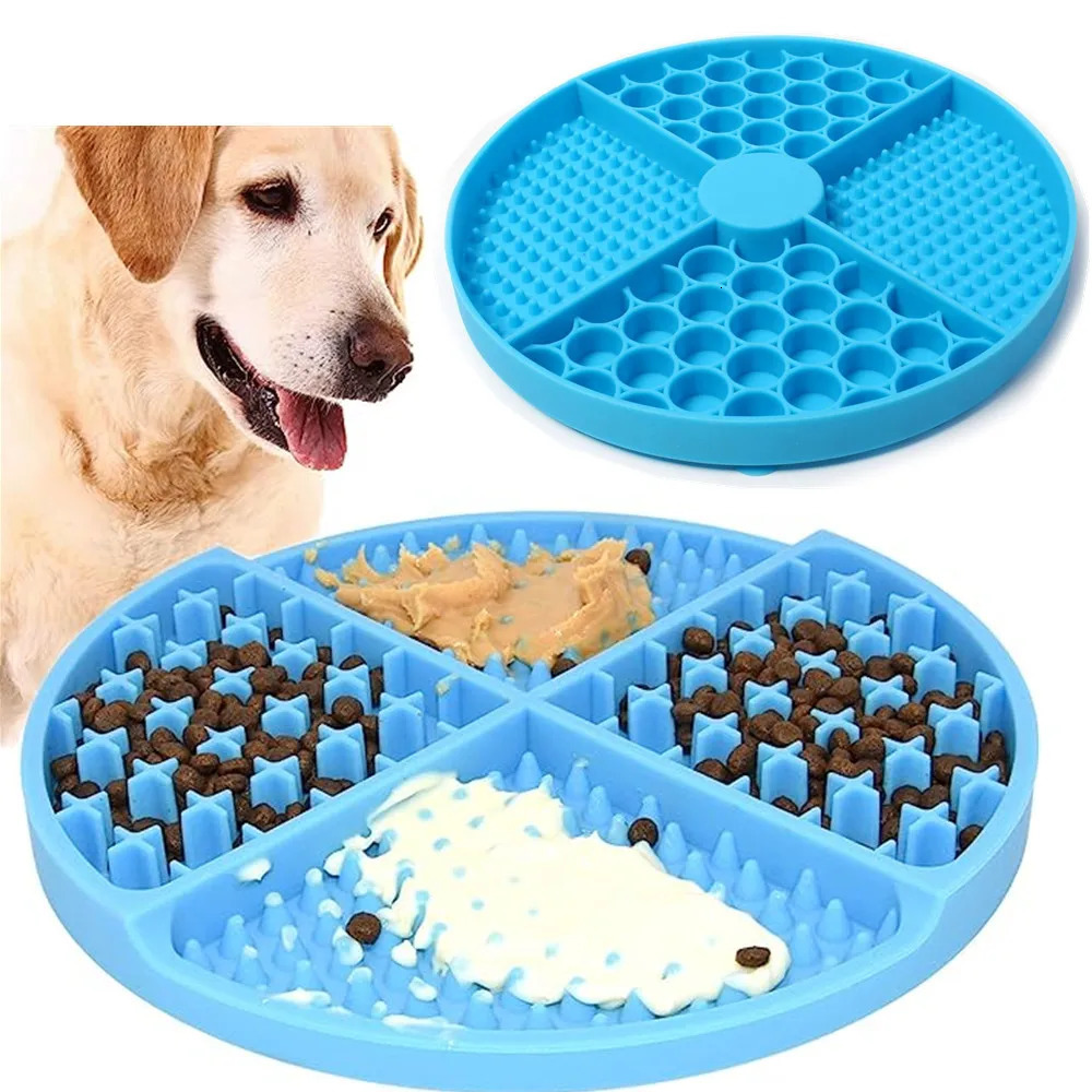 Pet Supplies Silicone Licking Mat Cat Slow Feeder With Suction Cup Slow Feeding Pad Dog Licking Pad Anxiety-relieving Utensils 250813