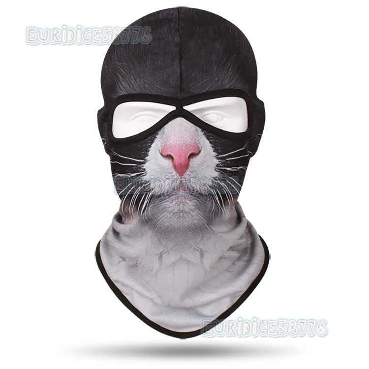3D Animal Hood Hat for Men Outdoor Balaclava Motorcycle Ski Mask Windproof Neck Warmer Full Face Shield Cycling Protect H250819
