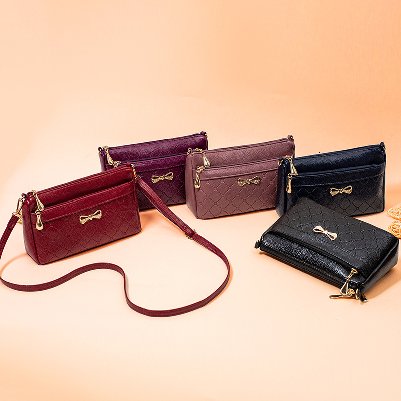 2025 Autumn Women's Shoulder Bag Women's Bag Stall Source Retro Six Layer Grocery Bag Lightweight Women's Shoulder Bag Designer Bag Tre