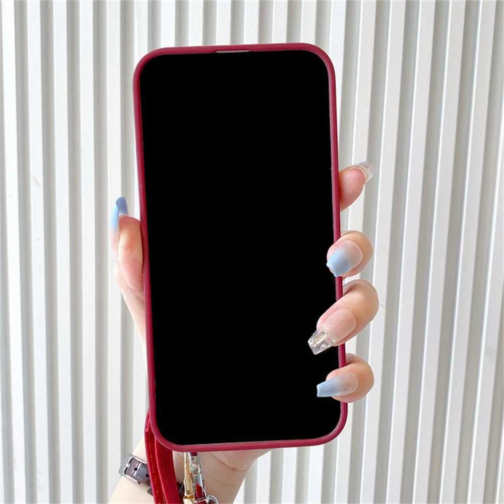 Luxury 3D Pearl Bee Leather Card Bag Crossbody Lanyard Soft Case For iPhone 16 15 14 Pro Max 13 12 11 XS X XR Plus Mini SE Cover Z250819