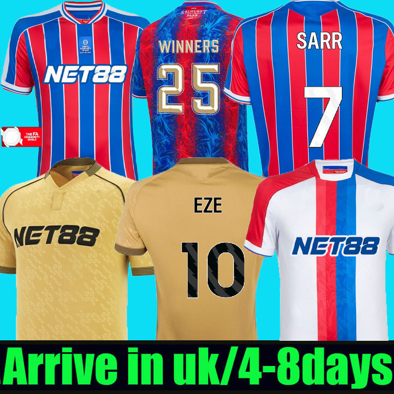 2025 2026 Crystals GUEHI EZE fa cup final Palaces soccer jersey Sarr Nketiah Kamada 25 26 MATETA DOUCOURE WHARTON MUNOZ Home away third Football uniform adult kids kit