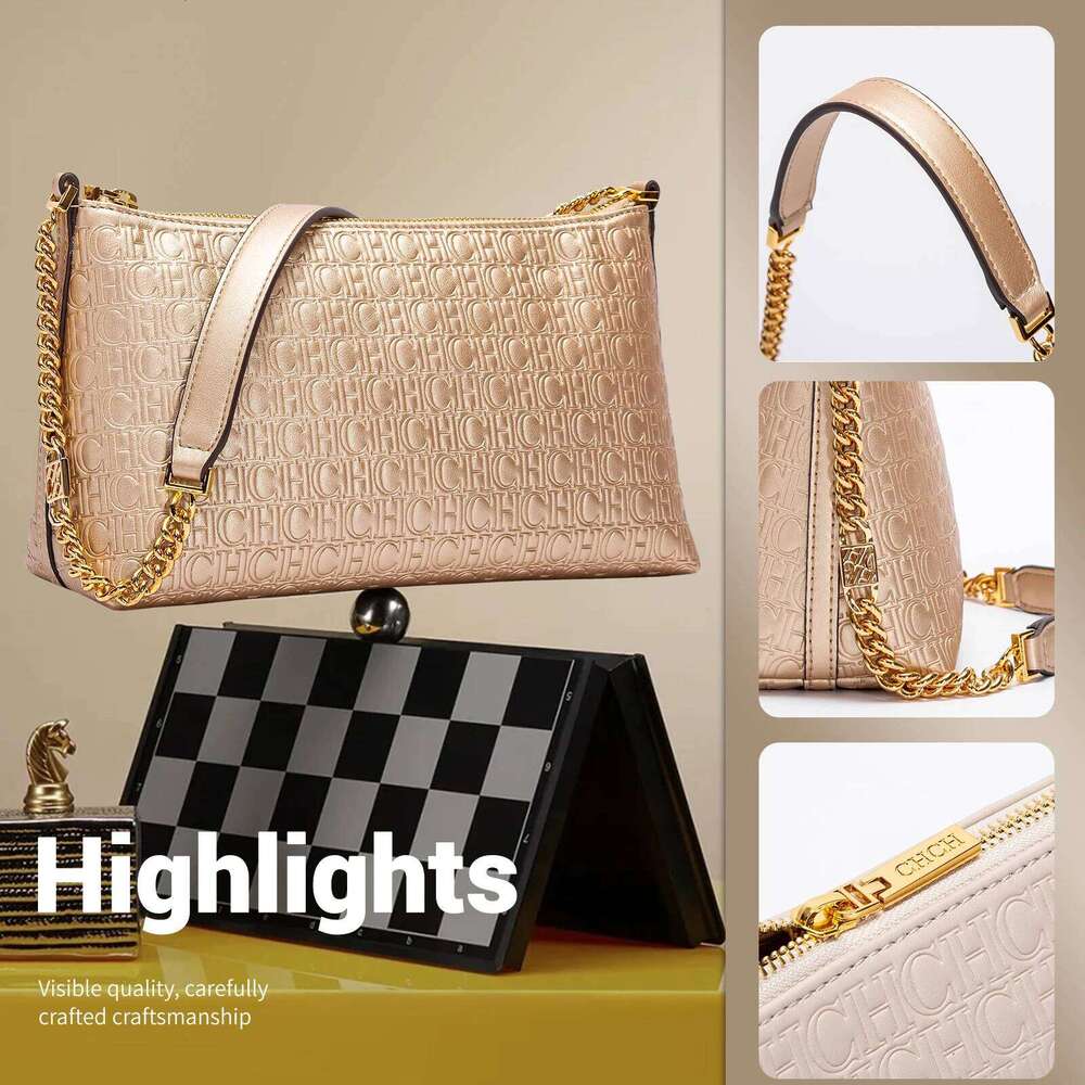 Party Banquet Letter Large Capacity Chain Design Women S New Shoulder Bag