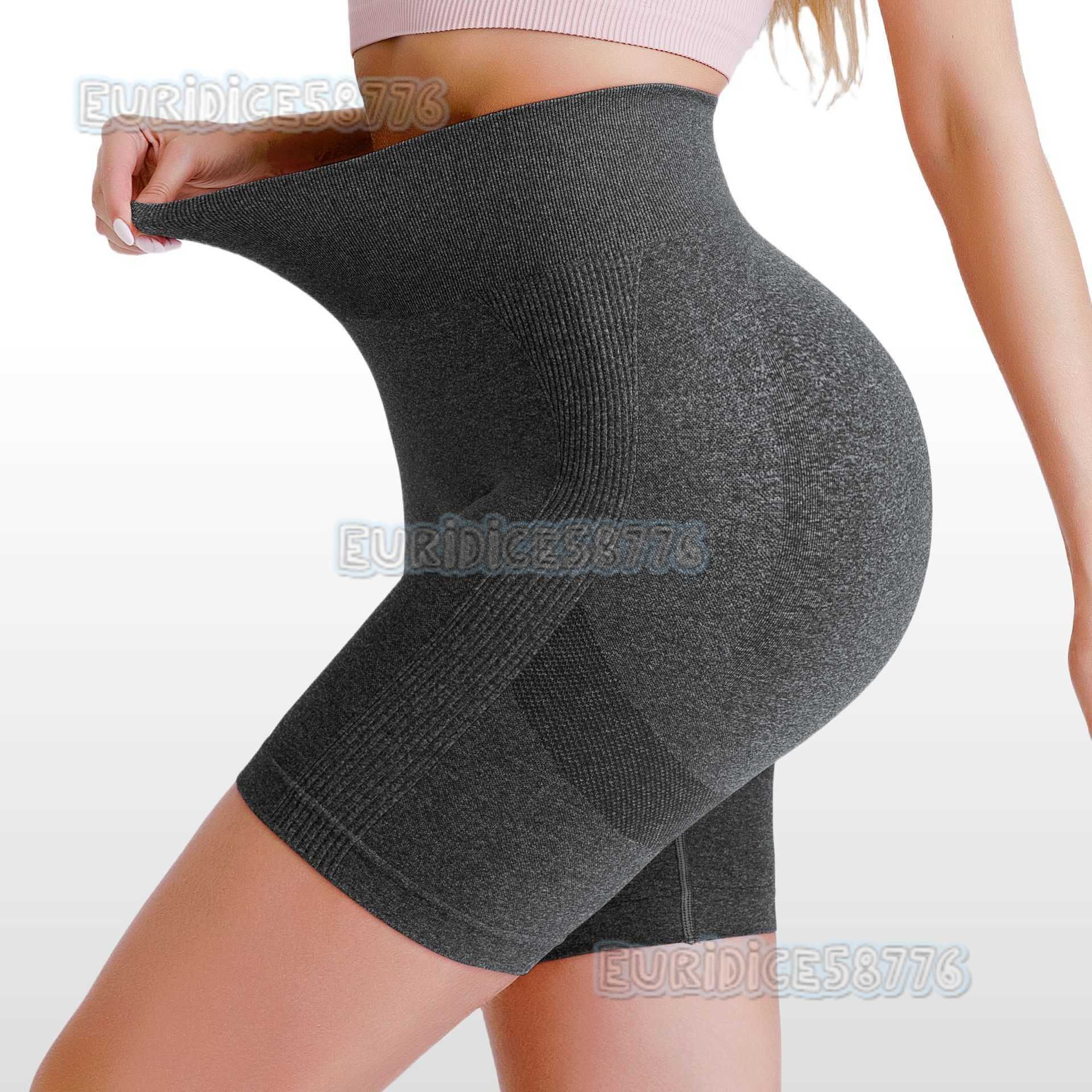 Peach Hip Yoga Shorts for Women High Waist Fitness Shorts High Elasticity Quick Dry Breathable Cycling Running Sports 4/5 Shorts H250819