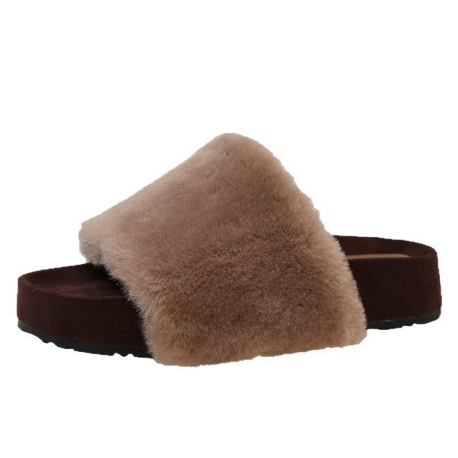 new Free delivery designer Women cotton mop Comfortable woolen slippers thickened for home and outdoor use cotton slippers