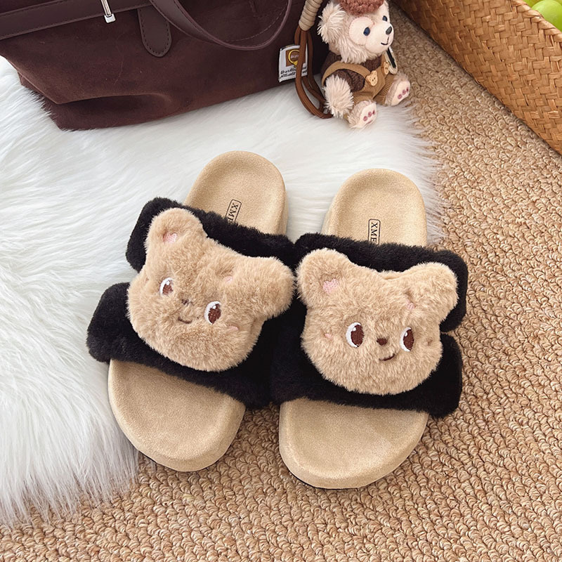 Free delivery designer Women cotton mop Comfortable woolen slippers for indoor and outdoor use soft and comfortable plush slippers