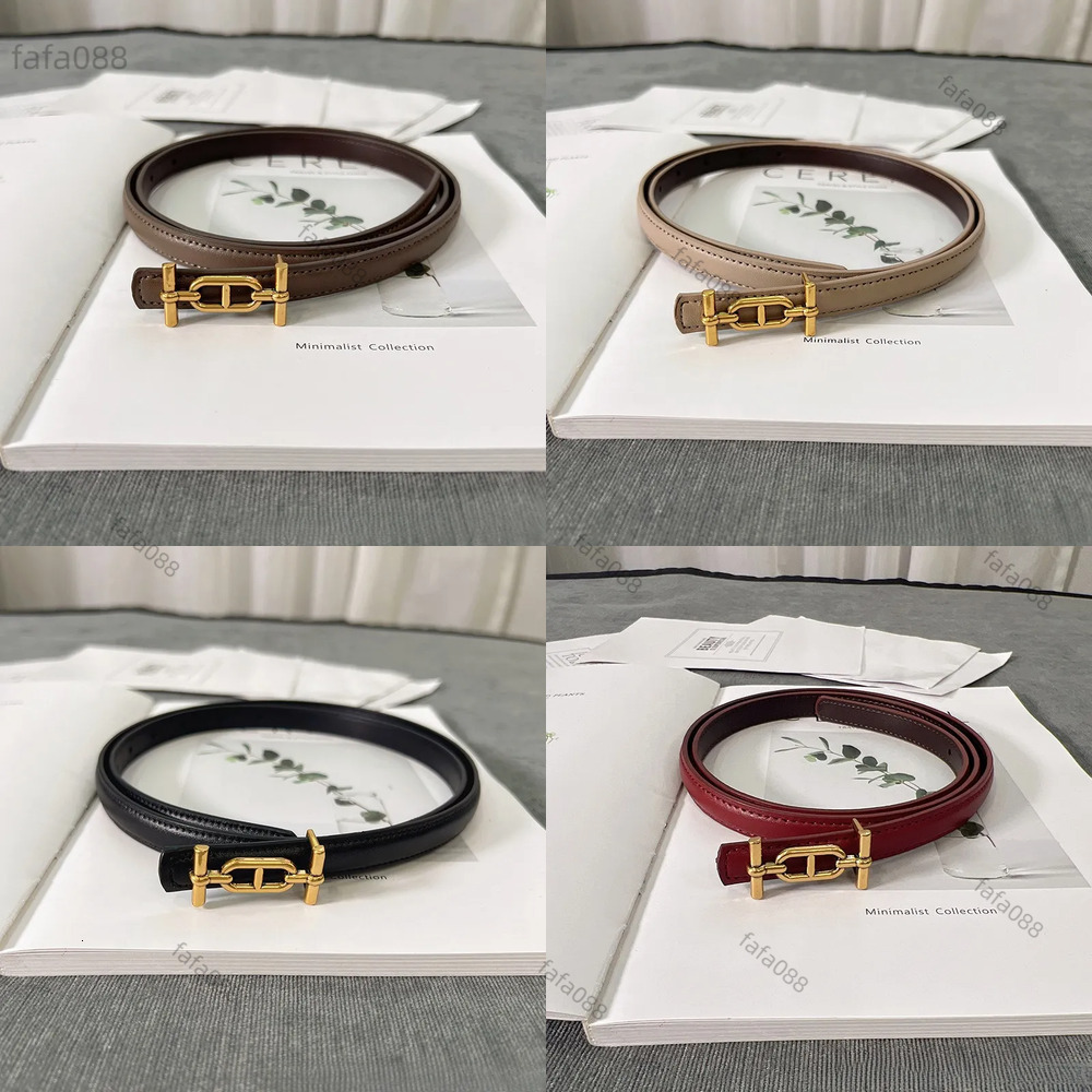 Top Designer Waist In Narrow Belt Fashion All-Match Ladies With Dress Coat Embellished Suit Pants Belt Width 1.3Cm Luxury Women Leather Belt A Beautiful Gift Bcc