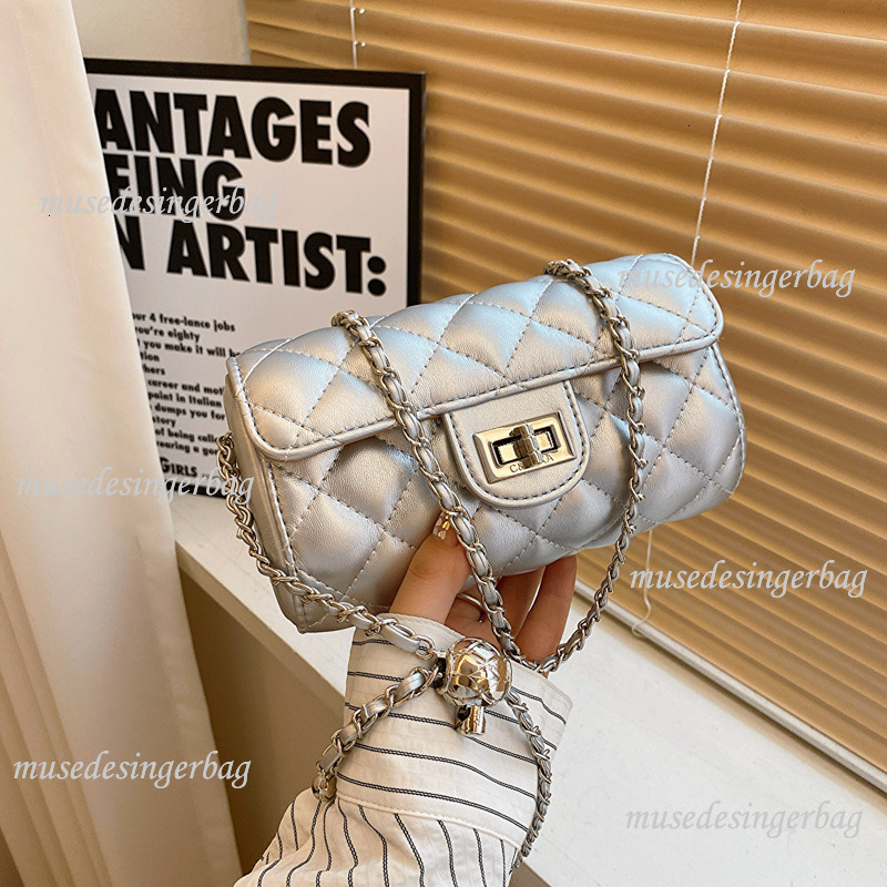 Luxury Brand Designer Bag High-End Fashion Wallet Quilted Chain Bag For Women 2025 Summer New Simple Small Square Bag Casual Coin Purse Large Capacity