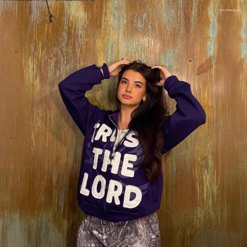 Women's Hoodies Y2K 2025 American Fashion Casual Outdoor Sports Style Top Jacket Loose Letter Splicing Long Sleeved Hooded Sweatshirt