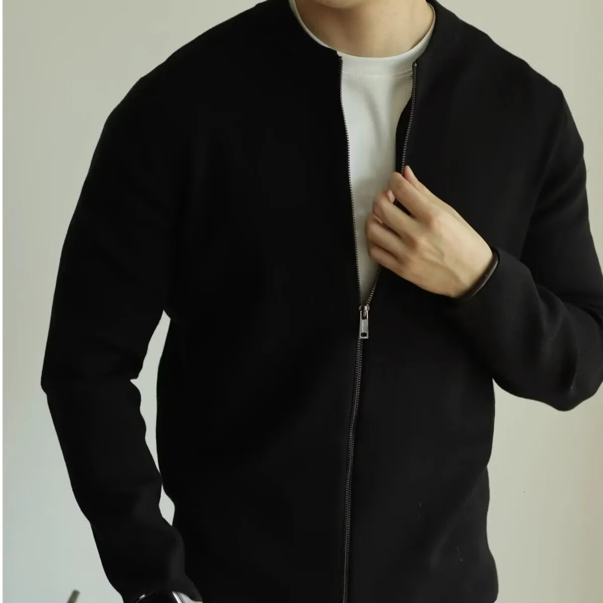 y Sweater Coat Casual Man Clothes Cardigan Men Mens Clothing Sweatshirts for Jackets Knit Zipup Knitwear 250819