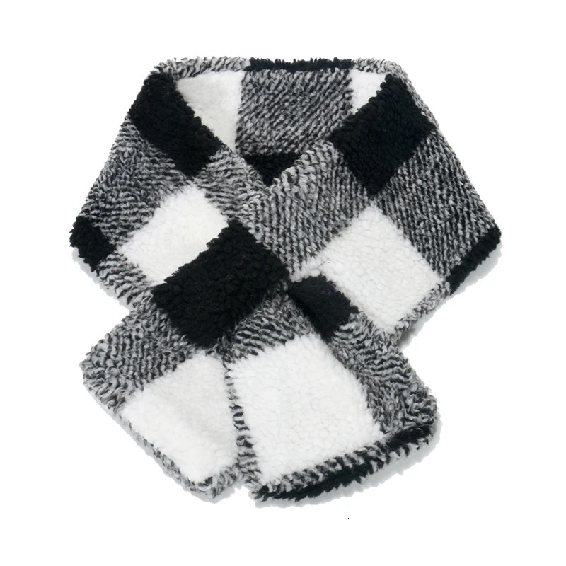 FOXMOTHER Winter Panama British Style Outdoor Lamb Warm Thicken Fluffy Green Tartan Plaid Bucket Hats For Men 250819