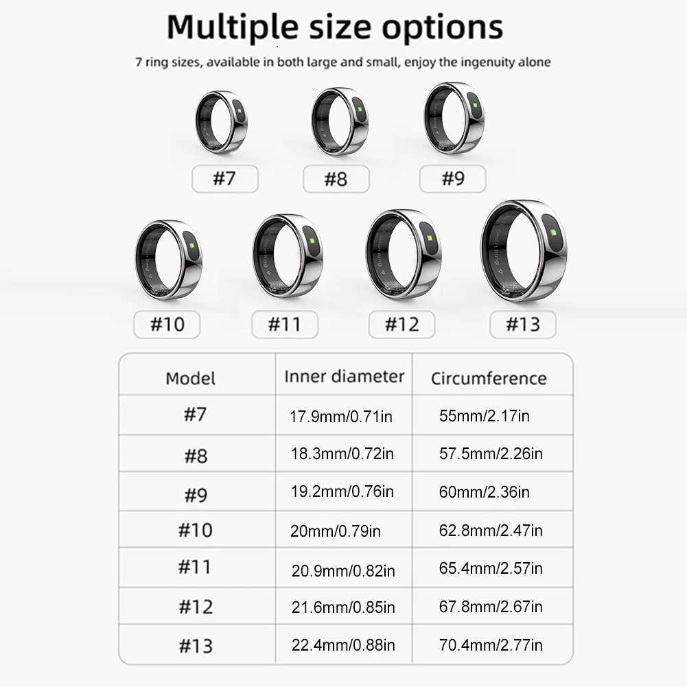 4 Xiaomi Samsung Phone Smart Ring R08 Bluetooth-Compatible Electronic Smartring 5ATM Waterproof Fitness Tracker Sleep Tracker W250819