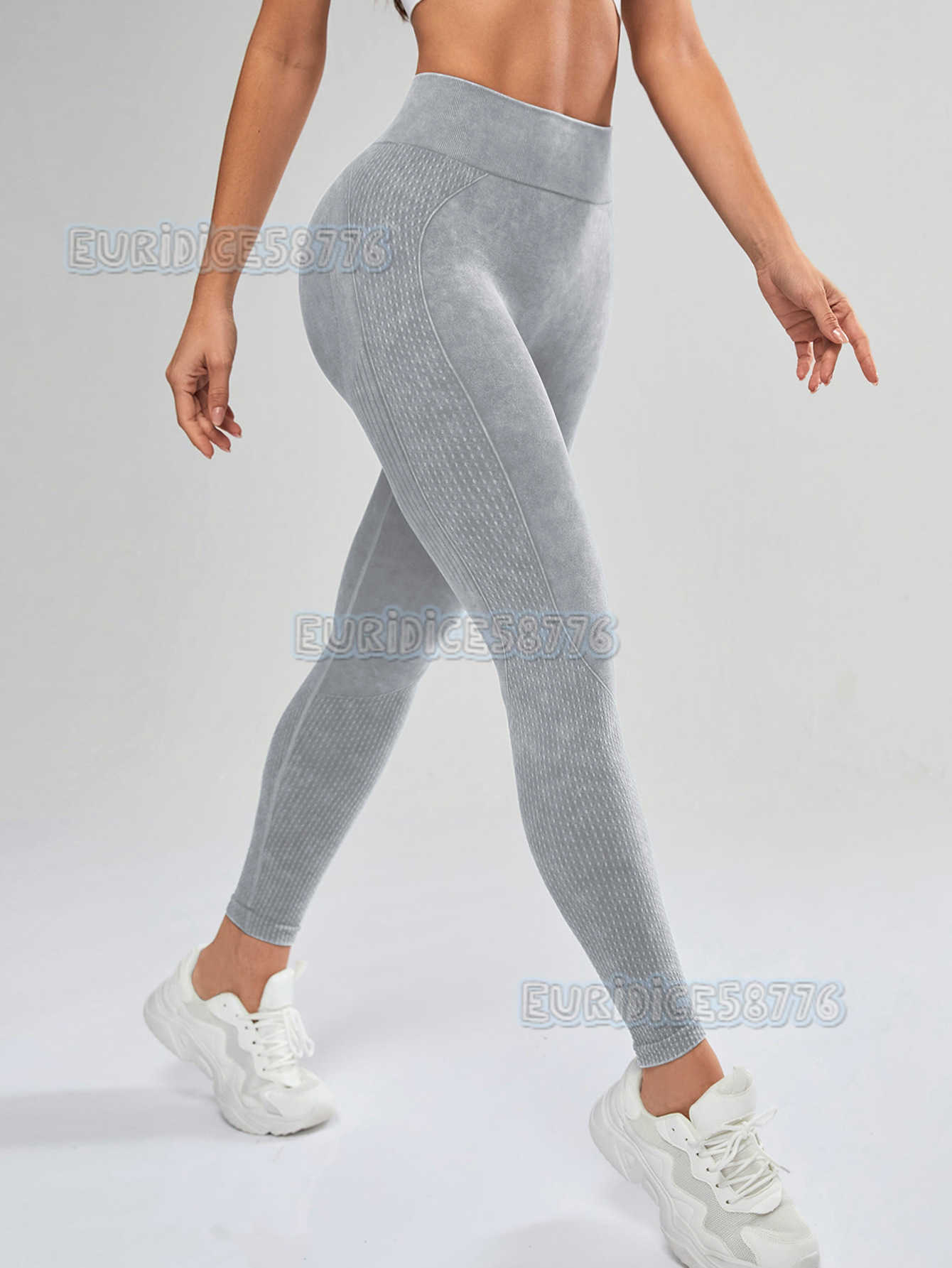 Sand Wash Seamless Yoga Pants High Waist Peach Hip Lift Fitness Pants Women Running Washed Matte Tight Sports Pants H250819