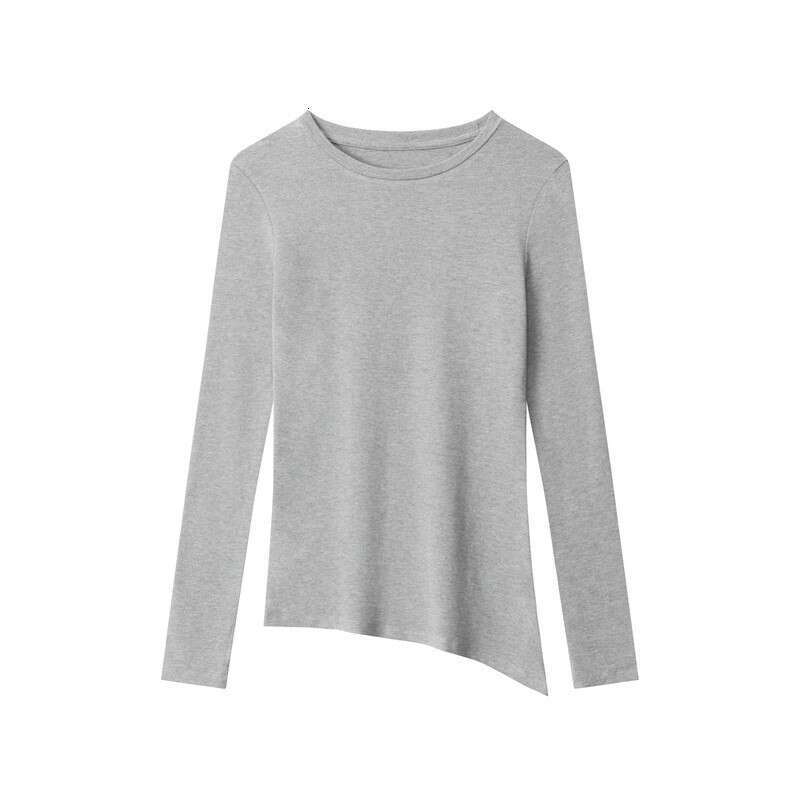 American Style Finger Design Long Sleeve T-Shirt For Women Spring And Autumn Versatile Slim Fit Hot Girl Top B5