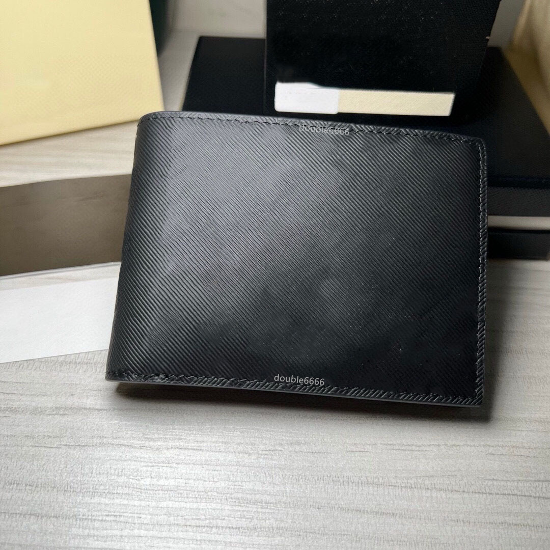 Top Quality Designer Men's Cowhide Flap Wallet Luxury Women's Clutch Bag Classic Flower Pattern Credit Card Bag Business Men's Messenger Bag Cardholder Coin Purse