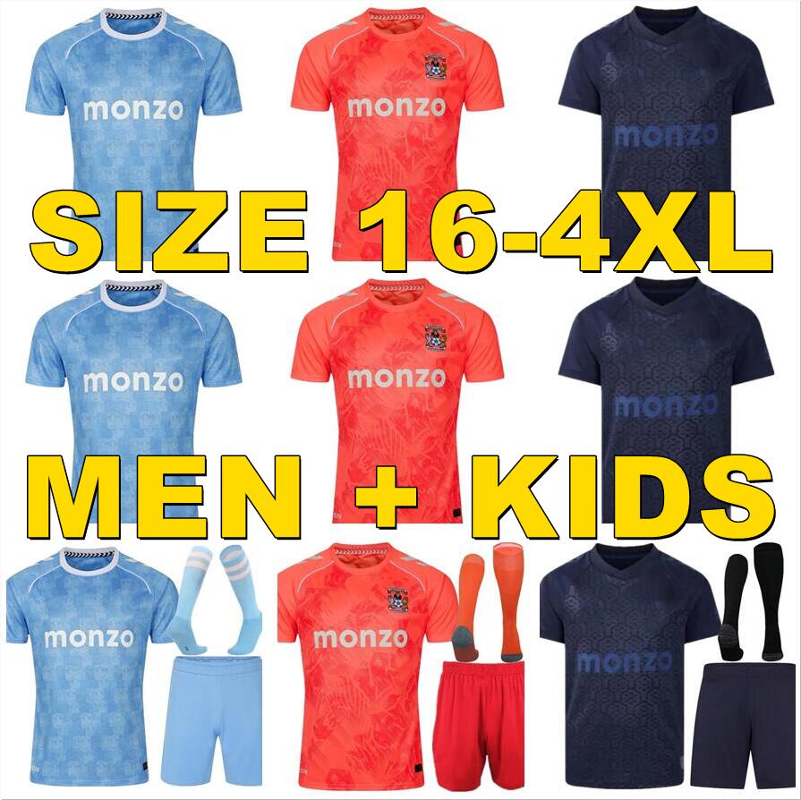 25 26 Coventry City Home AWAY THIRD Soccer Jerseys Sheaf Gyokeres Godden Hamer 2025 2026 blue black Men Kids Kit Football Shirts Tops Camiseta De Futbol