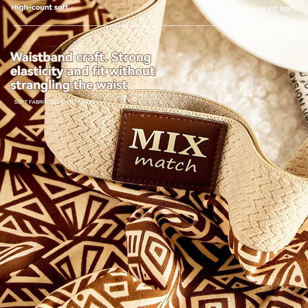 3PCS/Pack Soft 00% Cotton Vintage Print Mens Underpants Breathable Comfort Mesh Crotch Boxer Shorts High Elastic Waist Underwear W250819