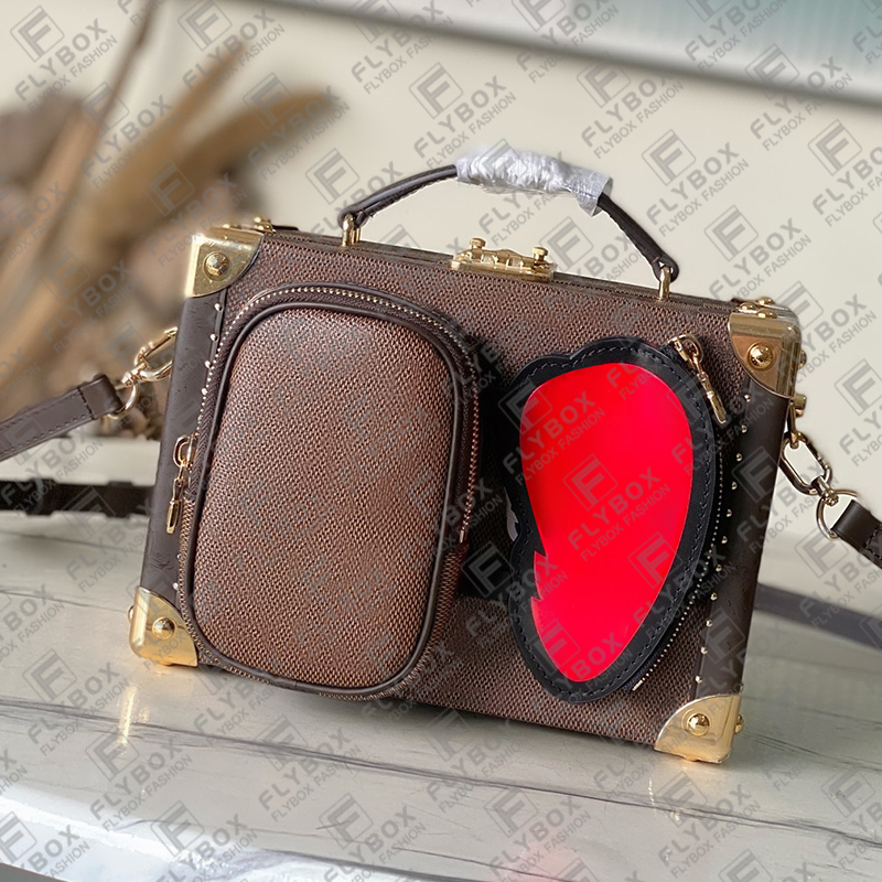 N40765 Sawagani Trunk Bag Cosmetic Case Shoulder Bag Tote Handbag Crossbody Message Bag Men Fashion Casual Luxury Designer TOP Quality Purse Pouch Fast Delivery